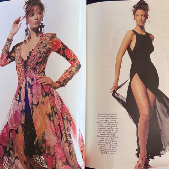 March 1993 Vogue Karen Mulder cover perfect vintage original supermodels rare - Picture 10 of 12